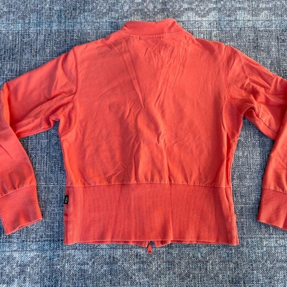 BCBG MAXzria Sport Women Jacket Orange Pink Active Wear Zipper Coat Size S - Picture 8 of 10